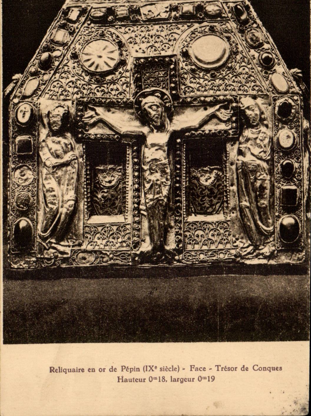 Conches - Gold Reliquary of Pip - Treasure of Conches CPA