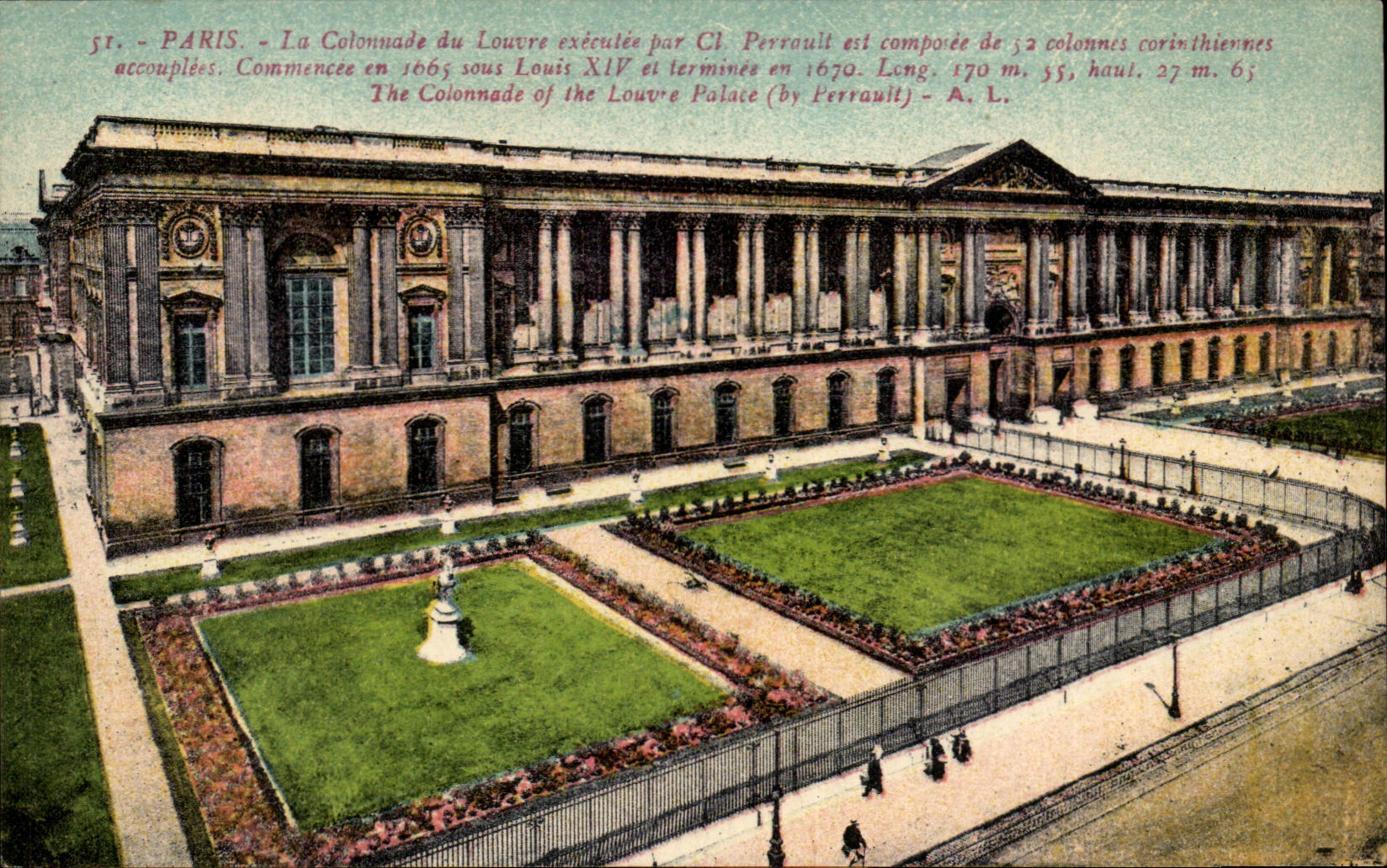 Paris - 1 - La Colonnade du Louvre - CPA