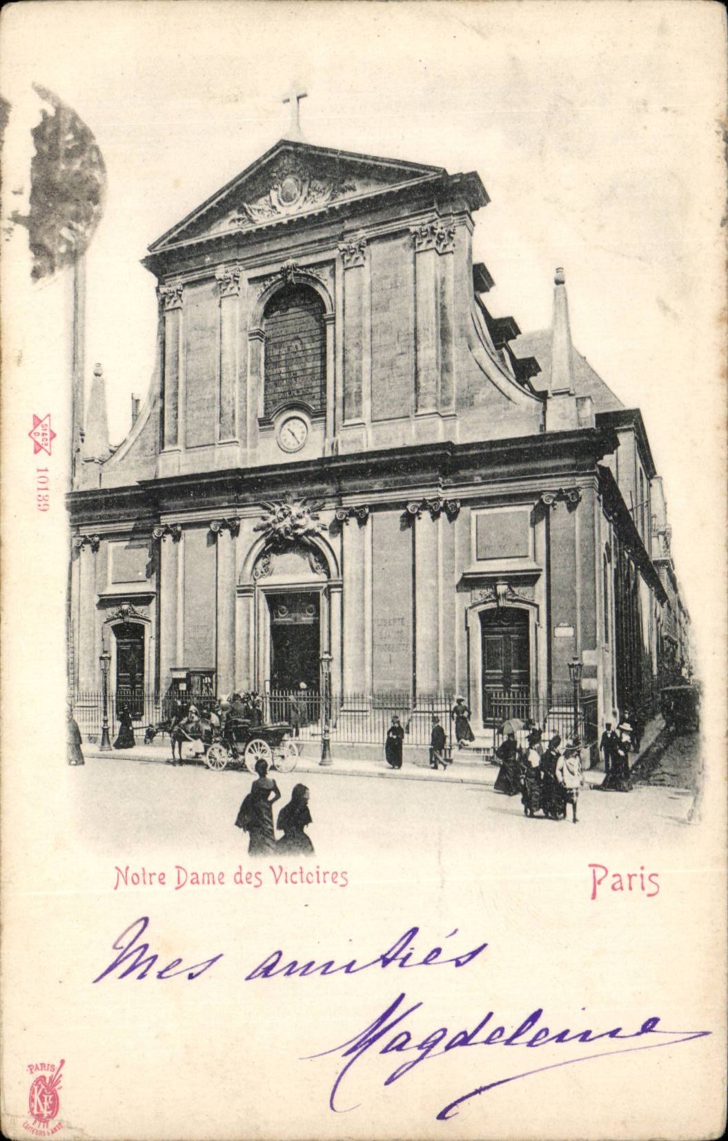 Paris - 2 - Notre Dame of the Victories - CPA