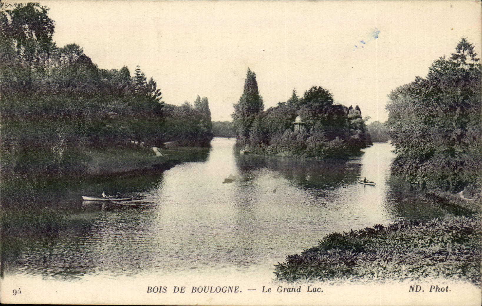 Paris - 16 - Bois de Boulogne - Le Grand Lac CPA