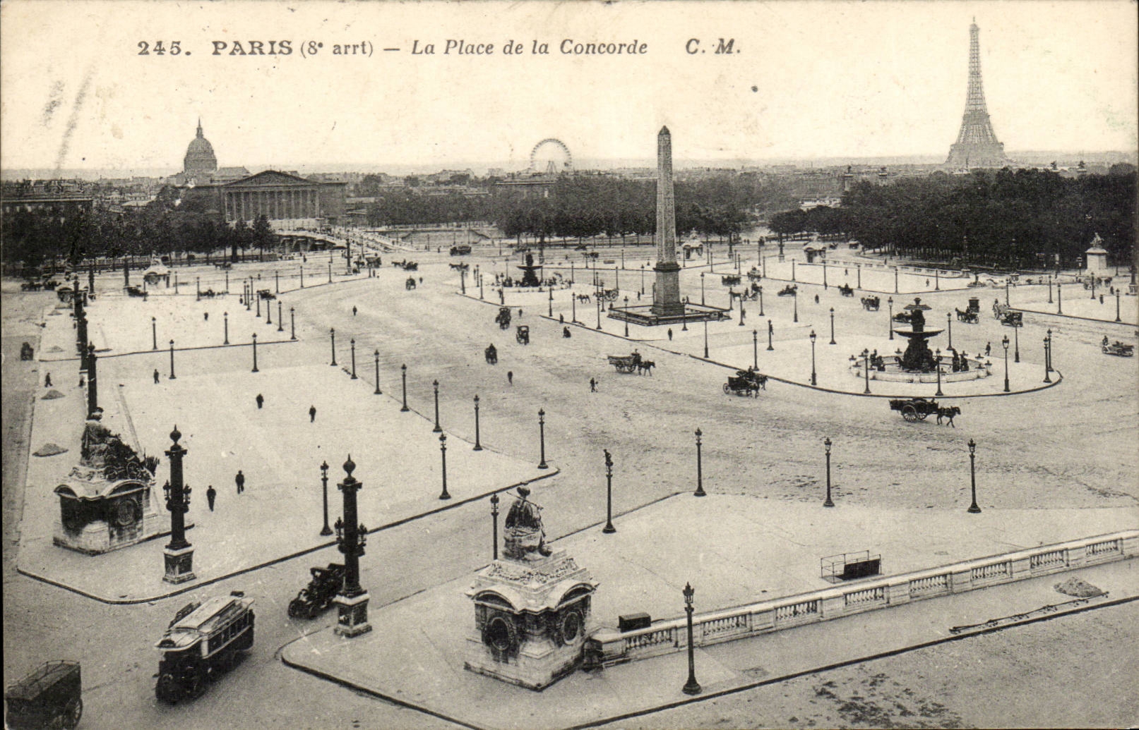 Paris - 8 - Place of the Harmony - CPA