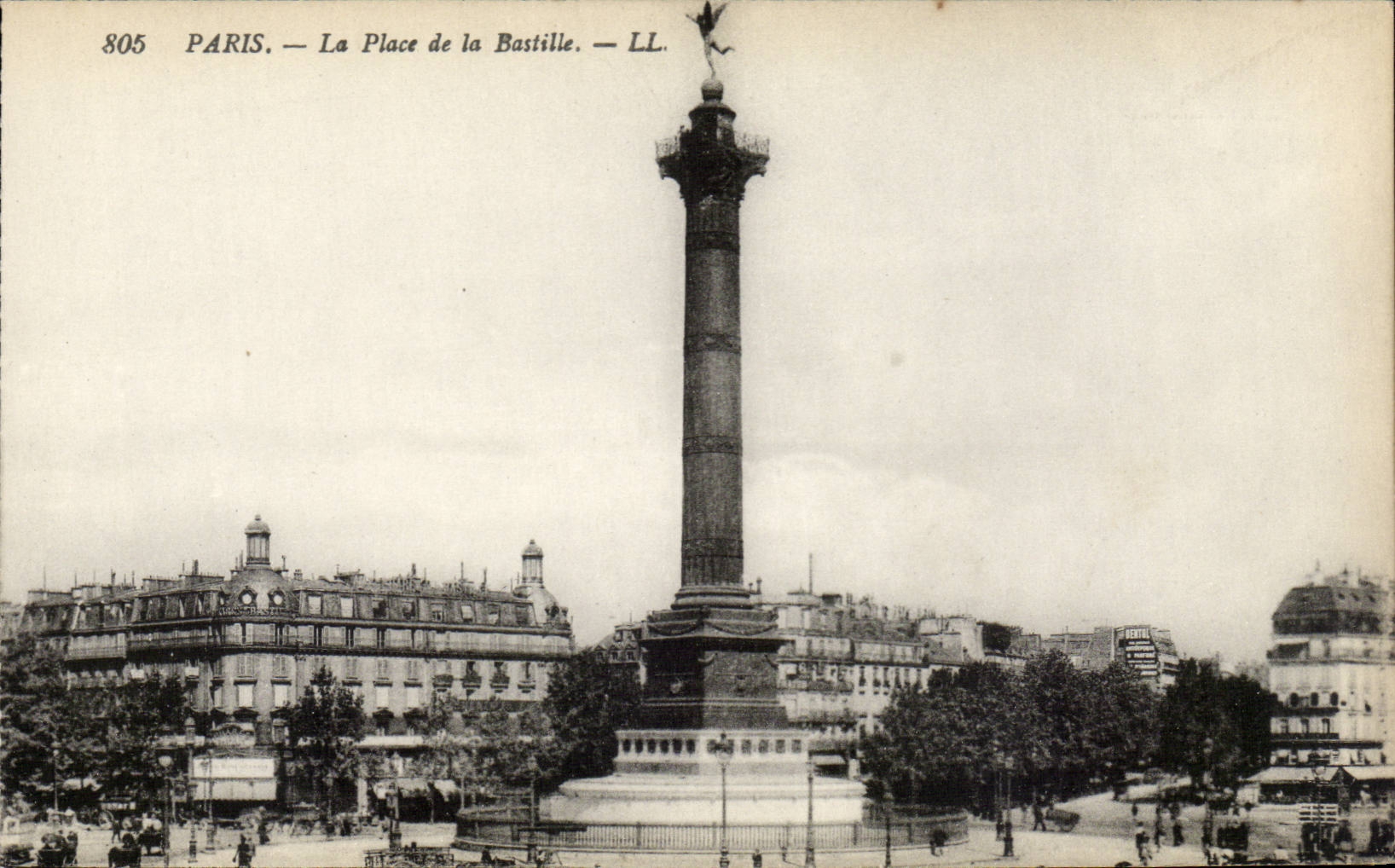 Paris - 10 - Place of the Bastille - CPA