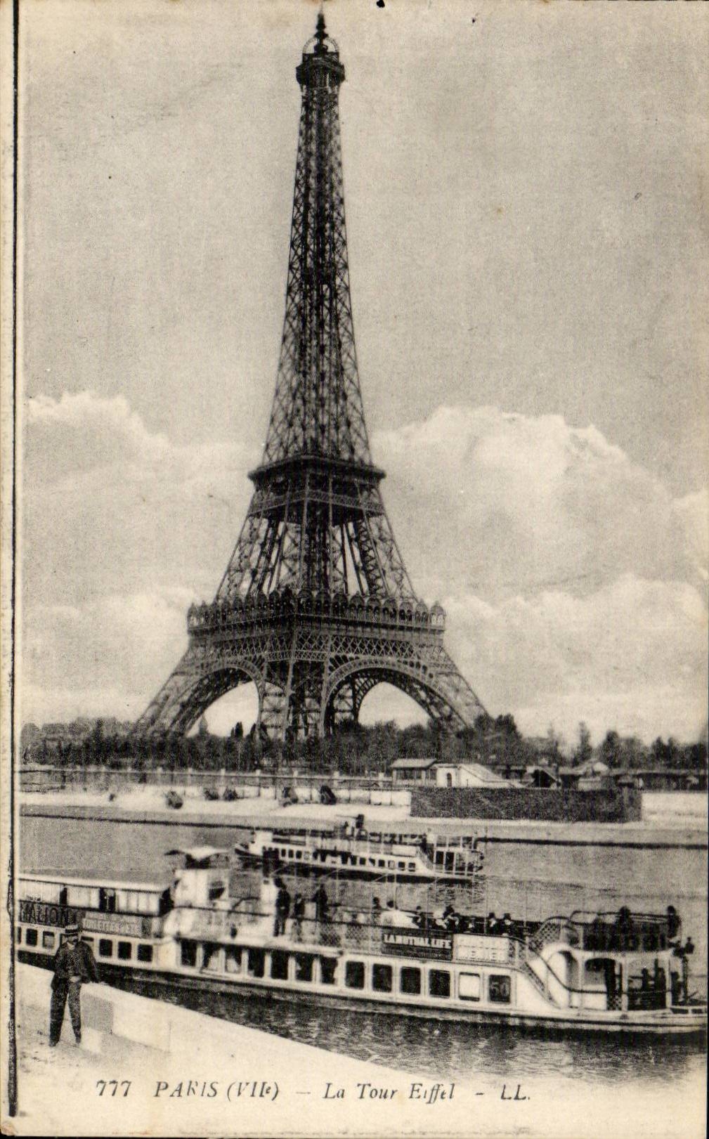 Paris - 7 - Eiffel Tower - Eiffel Tower - CPA