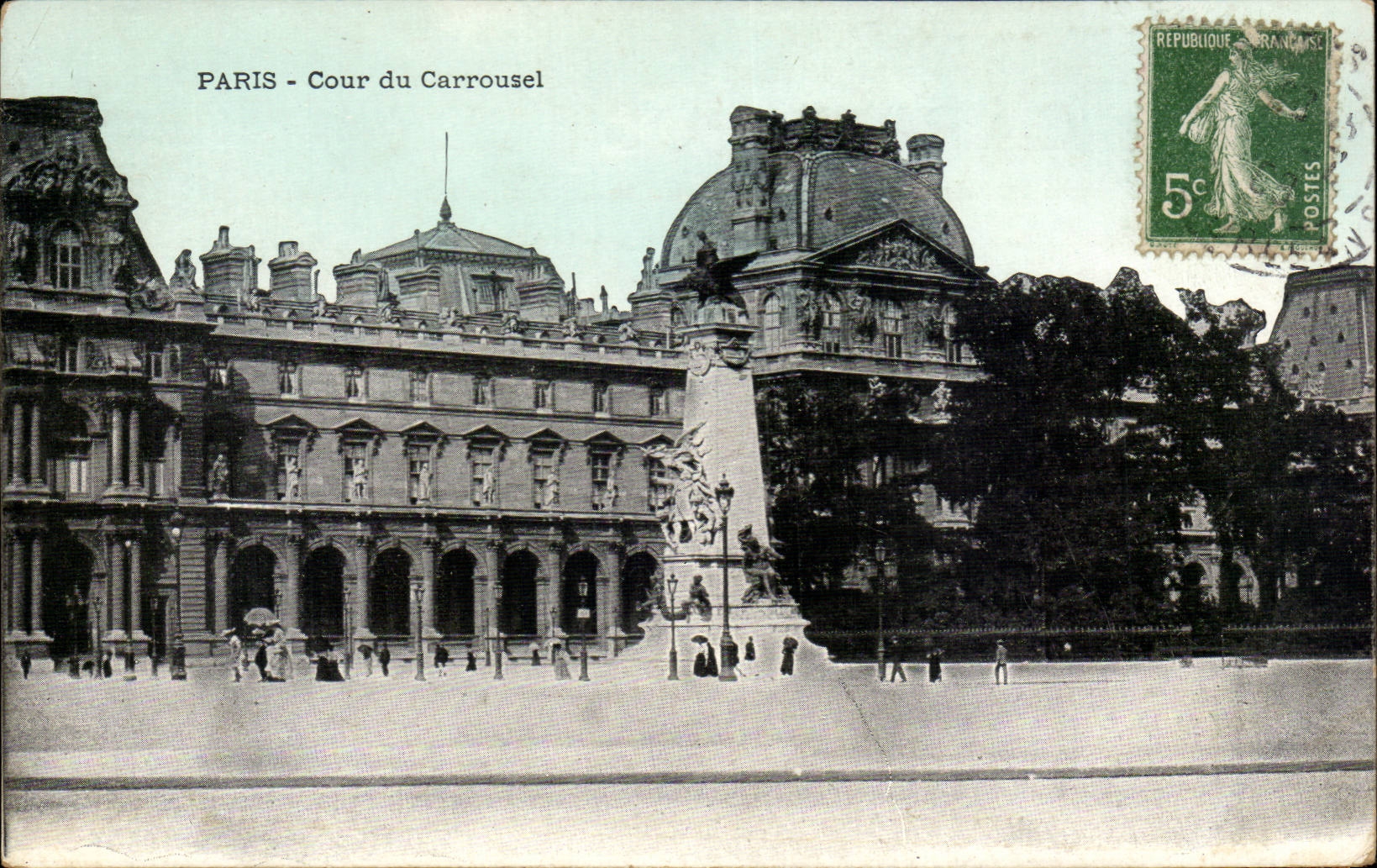 Paris - 1 - Cour du Carrousel CPA