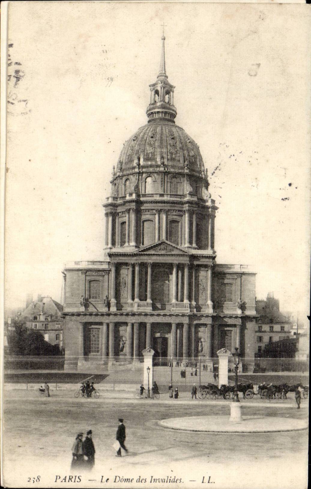 Paris - 7 - the Dome of Invalides the CPA