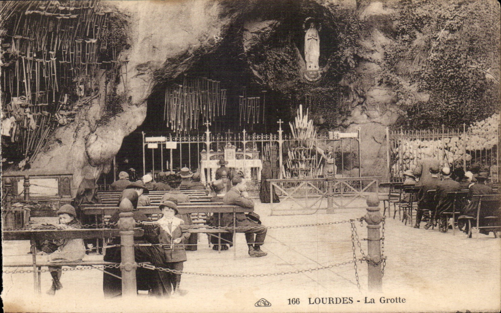 Lourdes - the Cave - CPA