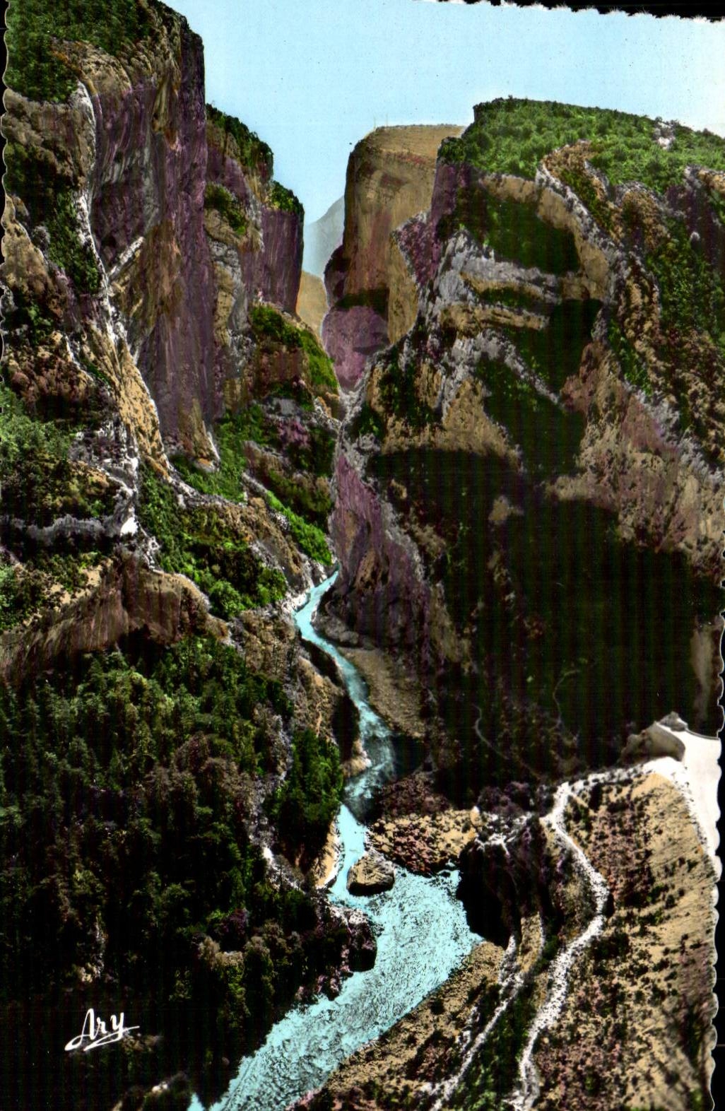 Verdon - Les Gorges Pittoresques - Le Point Sublime et la Nouvelle Route - CPA