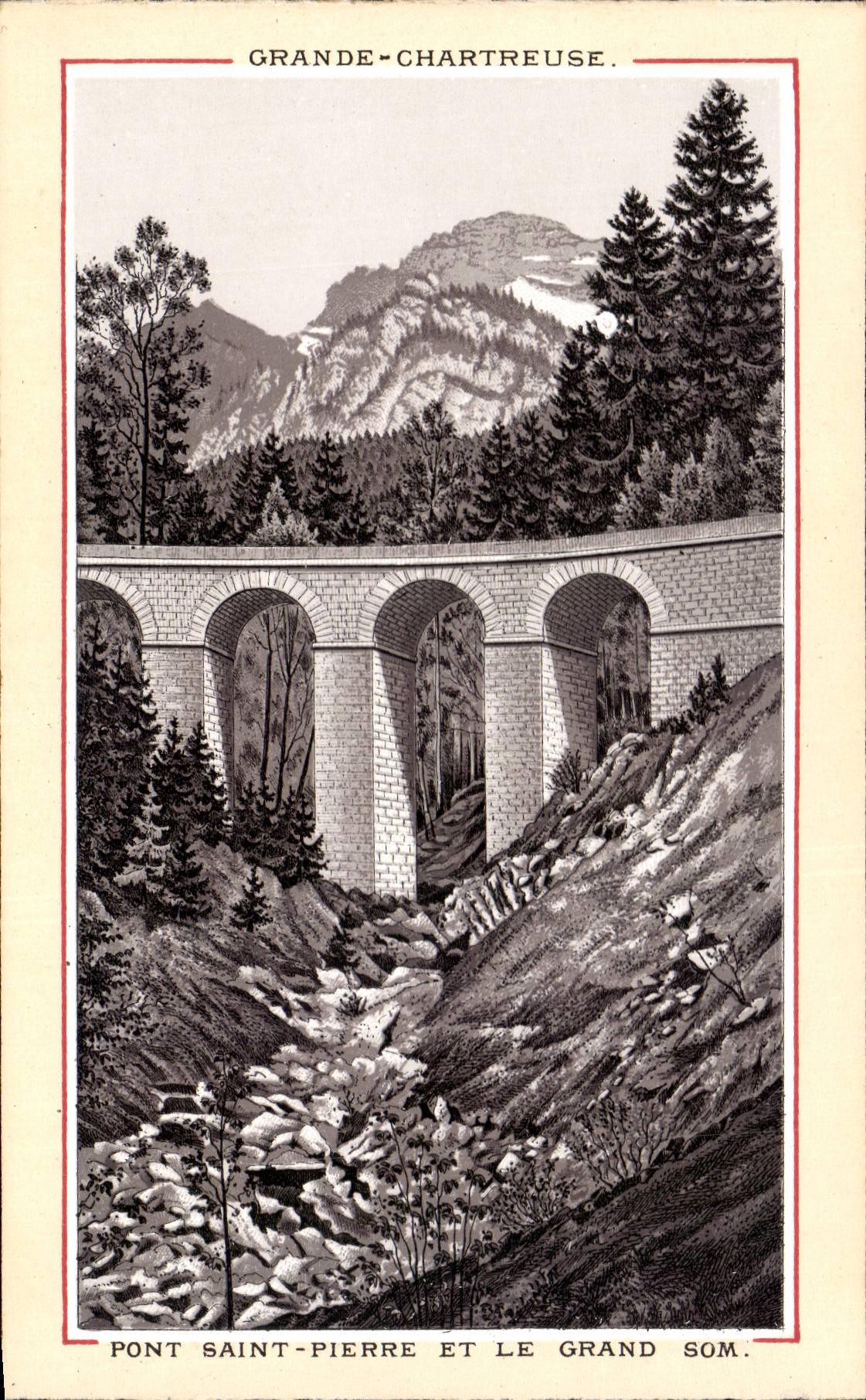 Grosses Chartreuse - Brucken-Saint Pierre und grosses Som - CPA