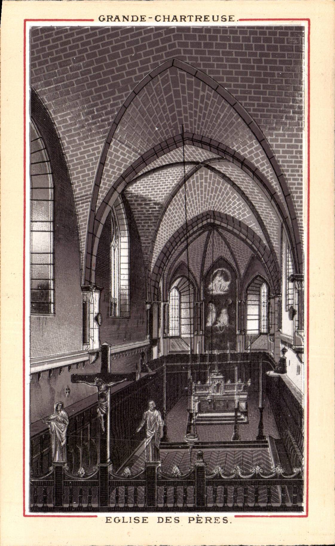 Grosses Chartreuse - Kirche der Vater - CPA