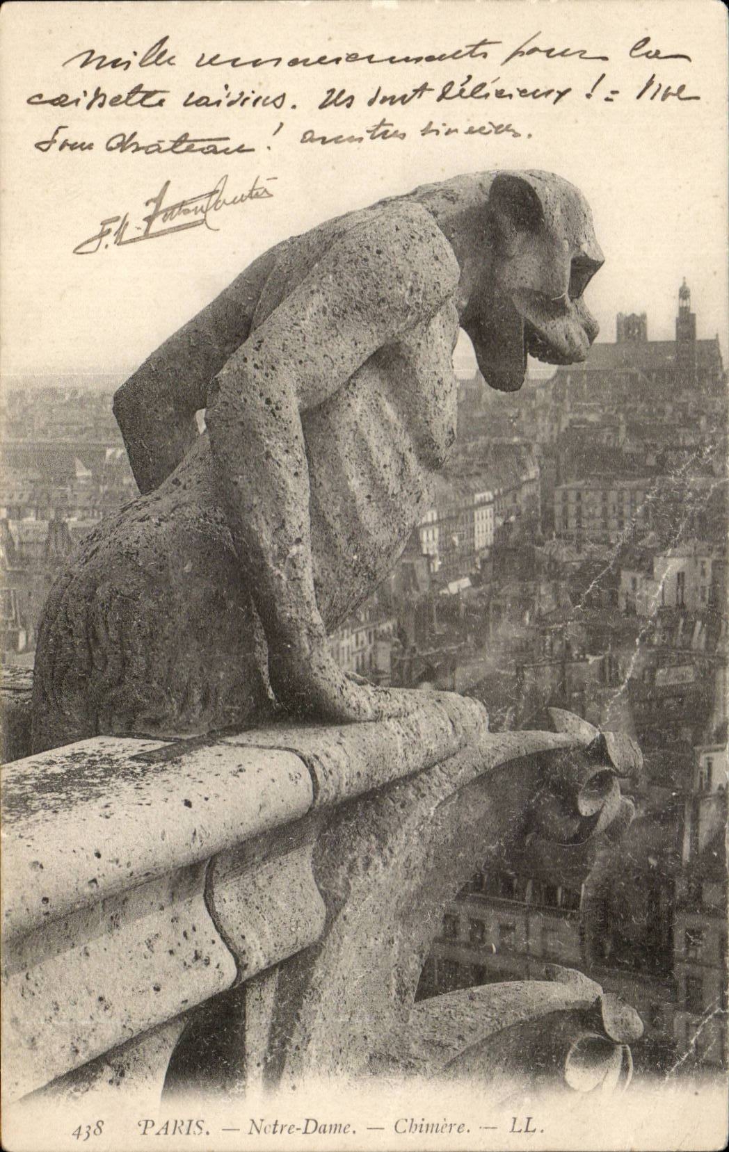 Paris - 4 - Notre Dame - Chimiere - CPA