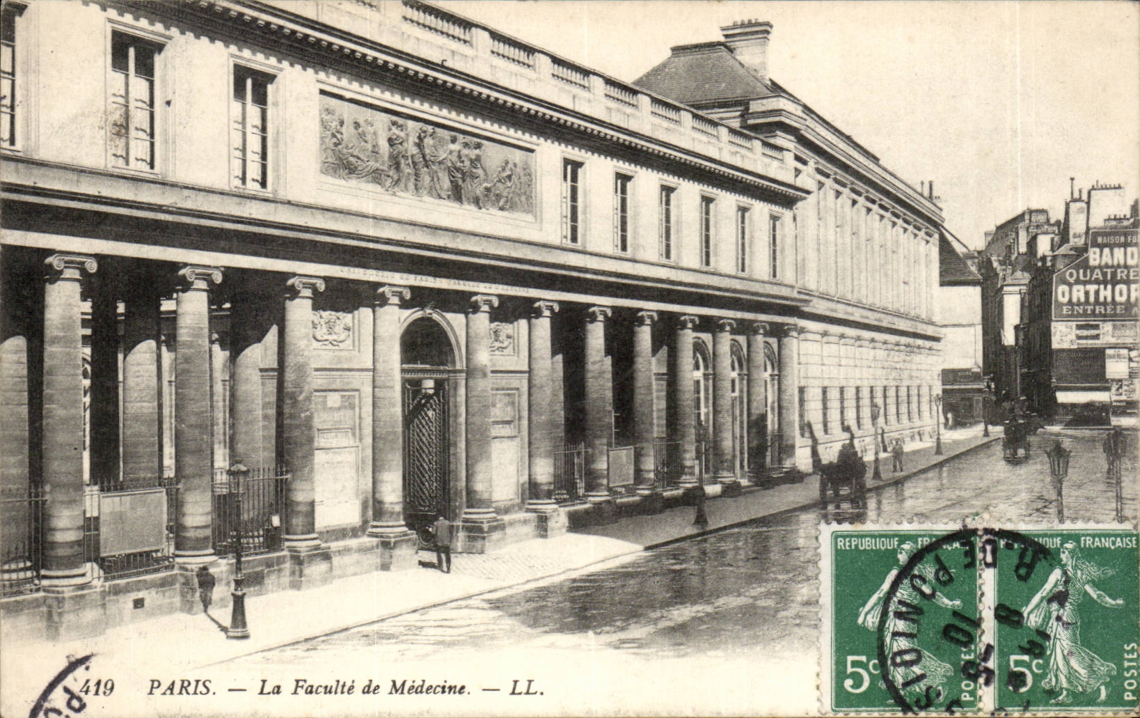 Paris - 5 - the Medical college - CPA