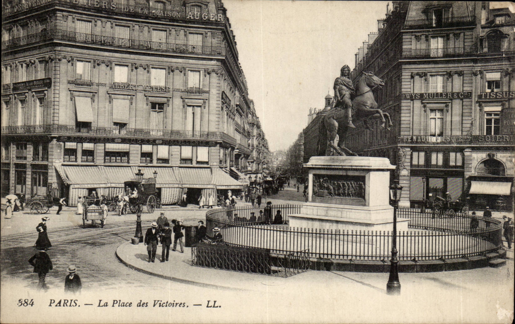 Paris - 1 - Place des Victoires - CPA