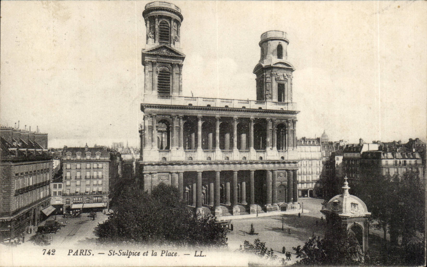 Paris - 6 - St Sulpice and the Place - CPA