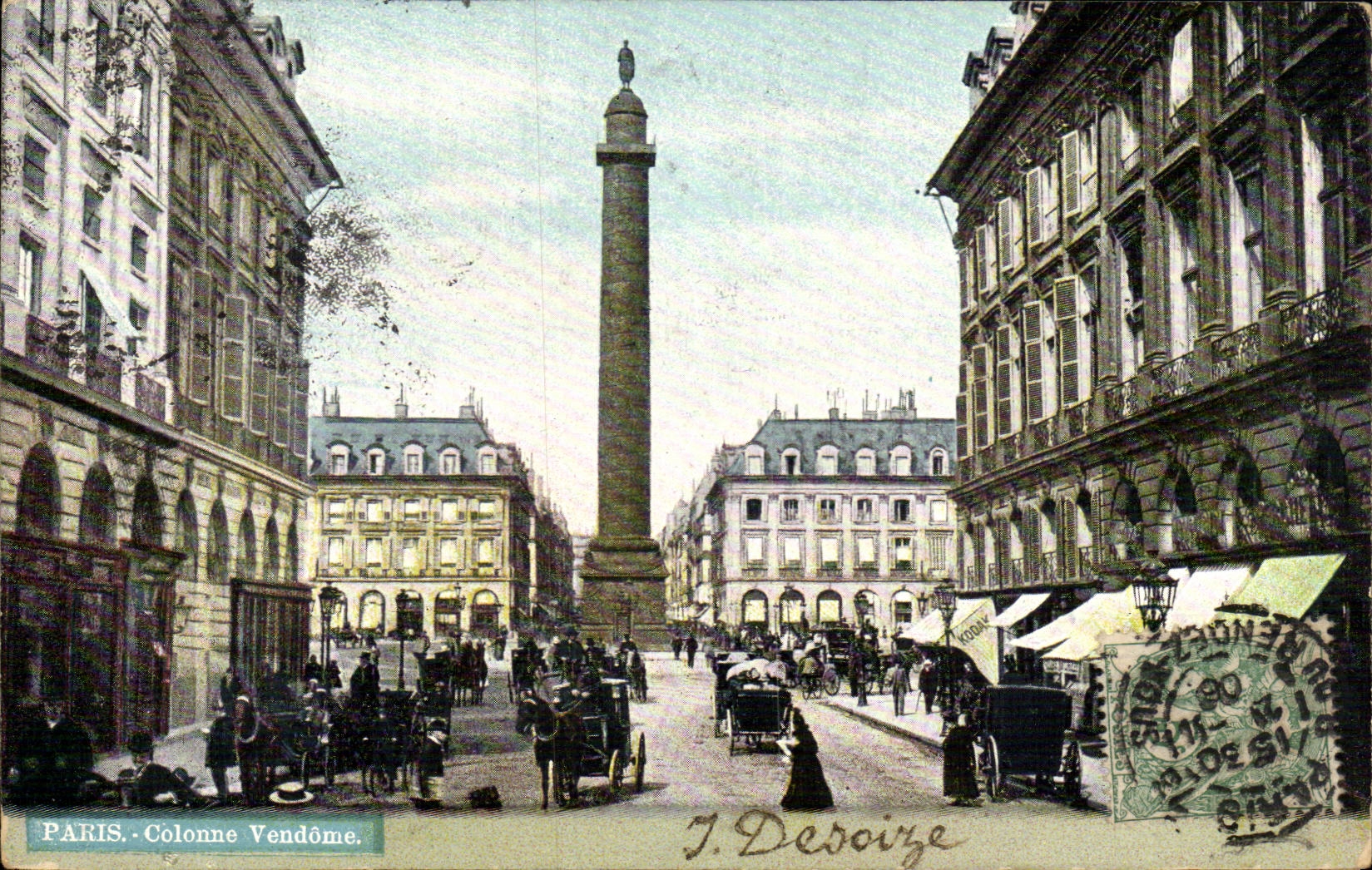 Paris - 1 - Colonne Vendome - CPA