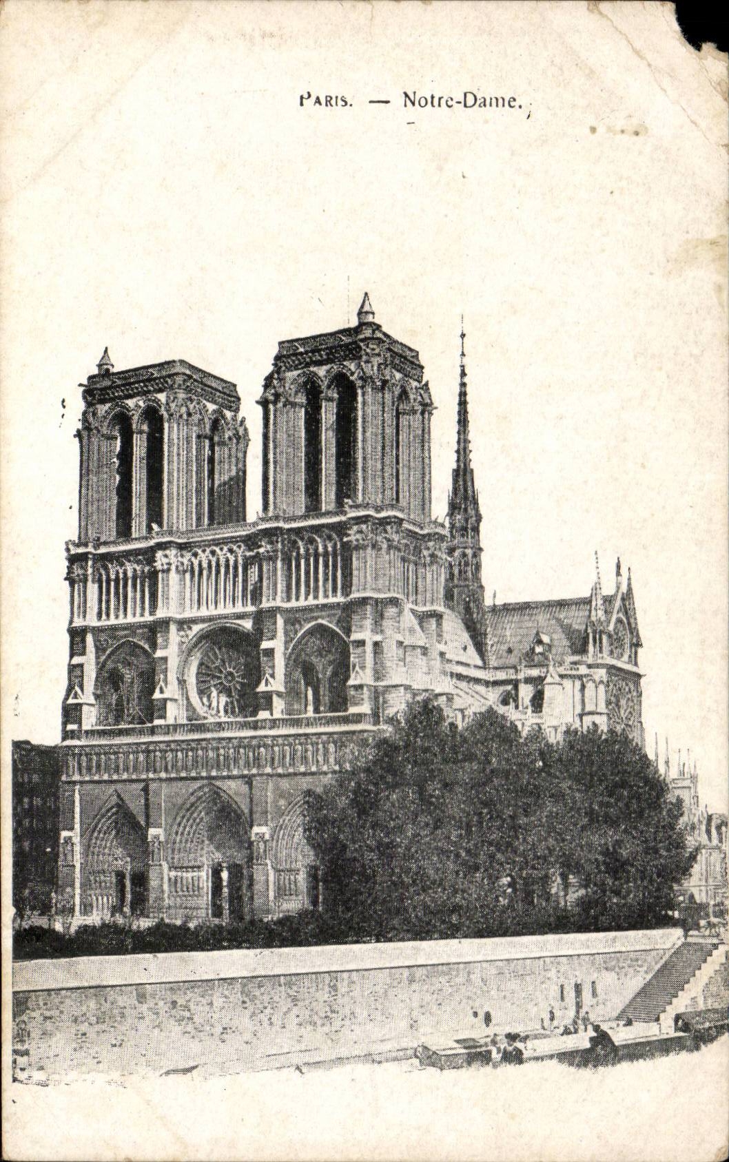 Paris - 4 - Notre Dame - CPA 