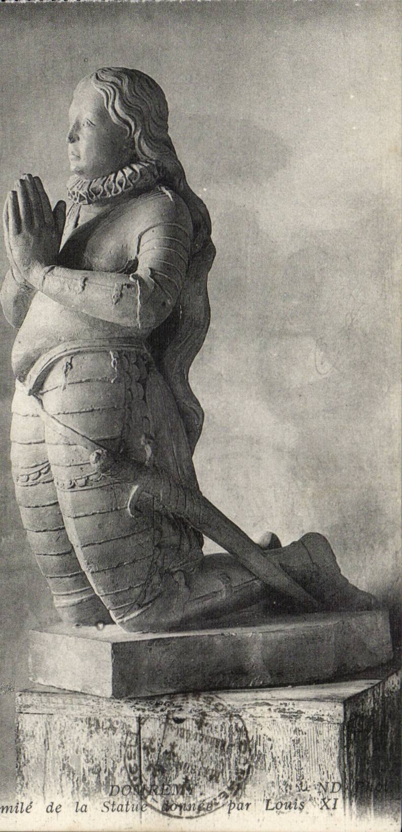 Domremy - Kunste - Skulptur - Jeanne d Bogen - CPA