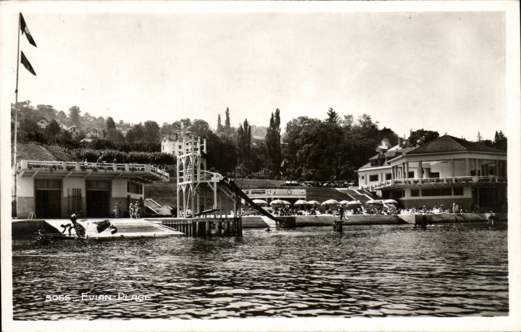 Evian les Bains - View - CPA