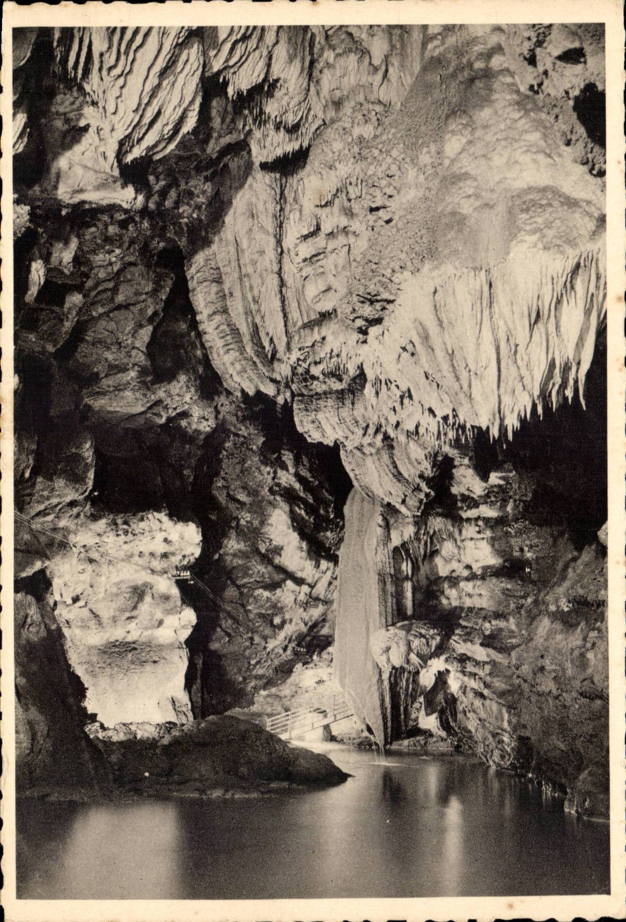 Padirac - the Lake of the Rain - CPA