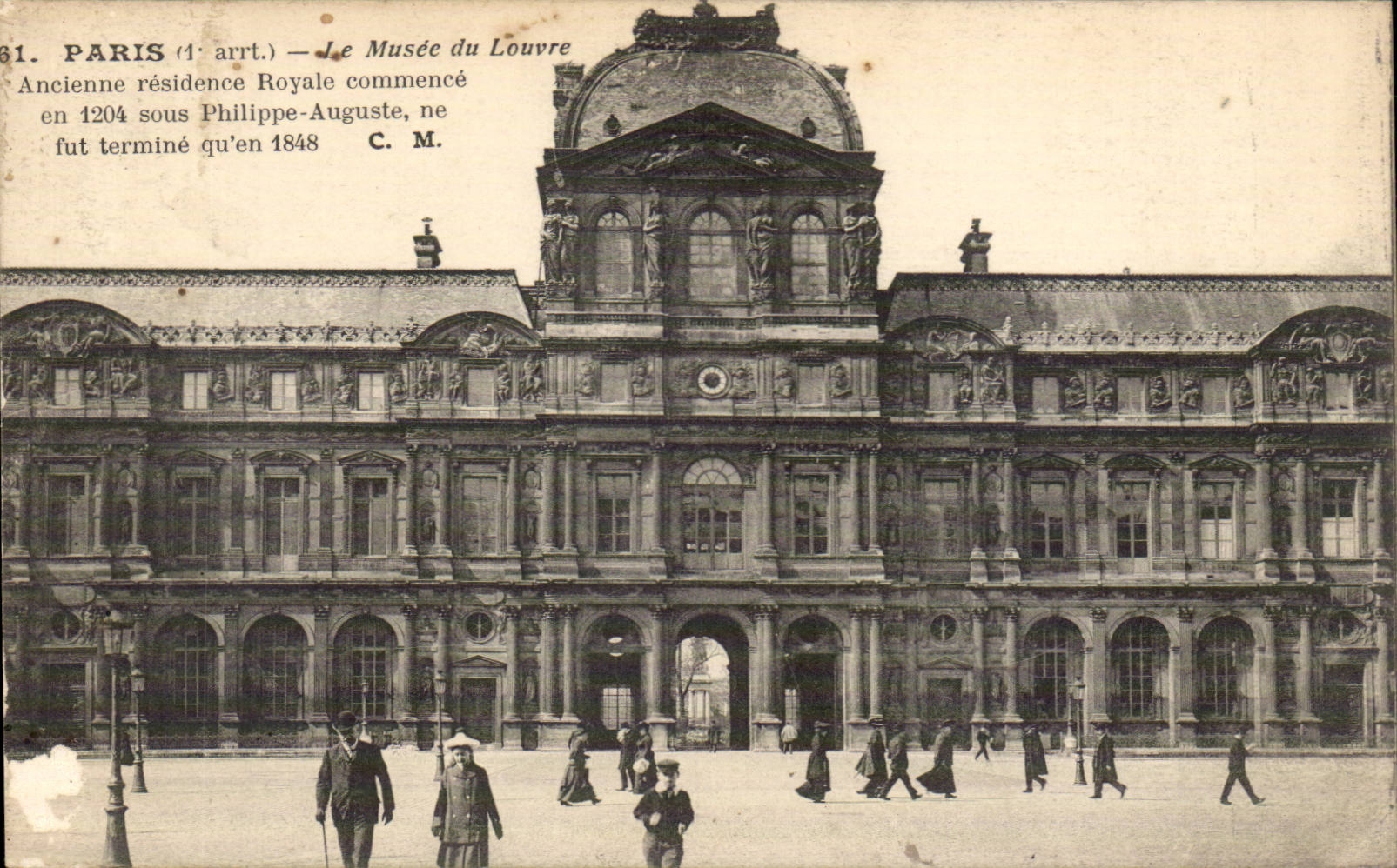 Paris - 1 - Musee du Louvre - CPA