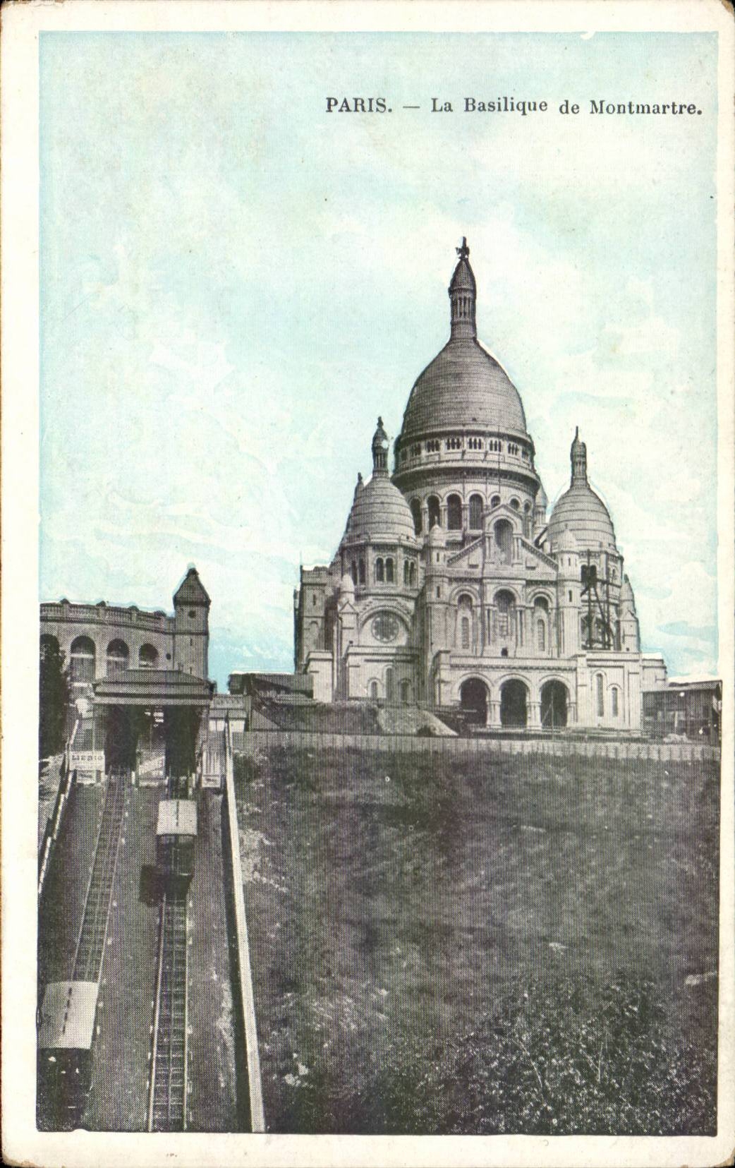 Paris - 18 - La Basilique de Montmartre - CPA