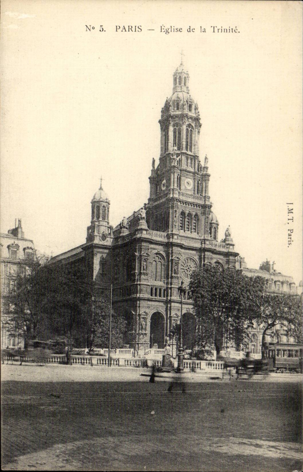 Paris - 9 - Eglise de la Trinite - CPA