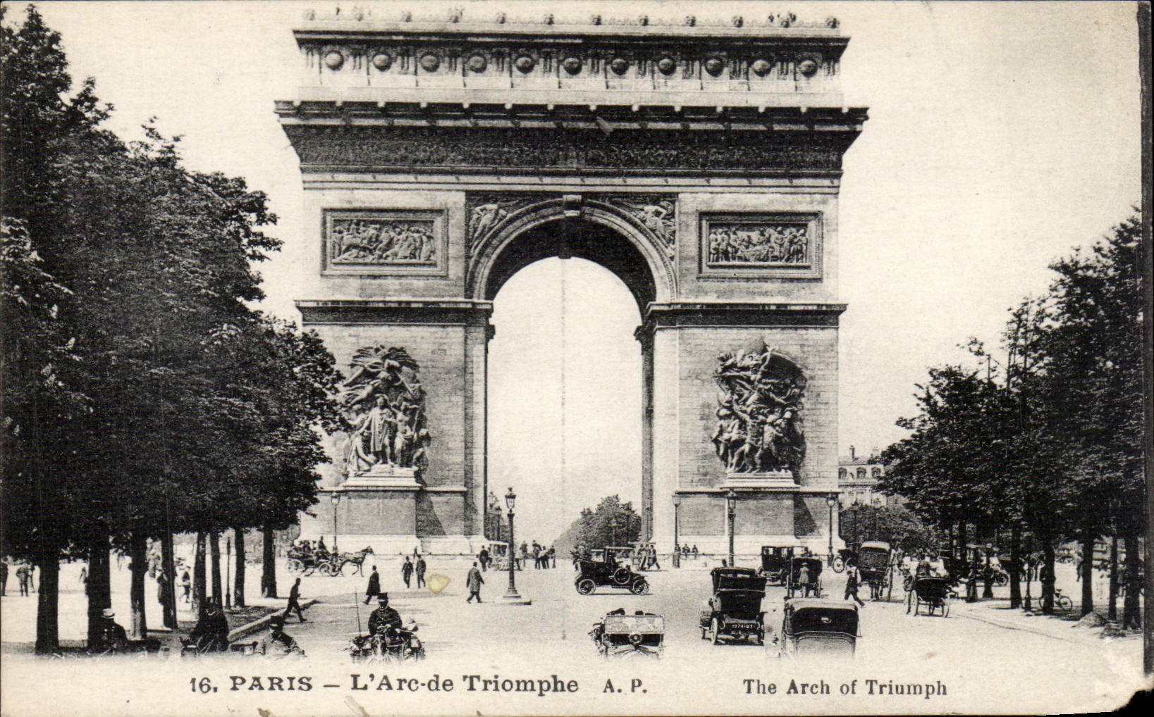 Paris - 8 - Arc de Triomphe - CPA
