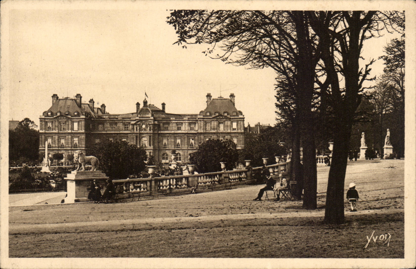 Paris - 6 - the Palate of Luxembourg - CPA