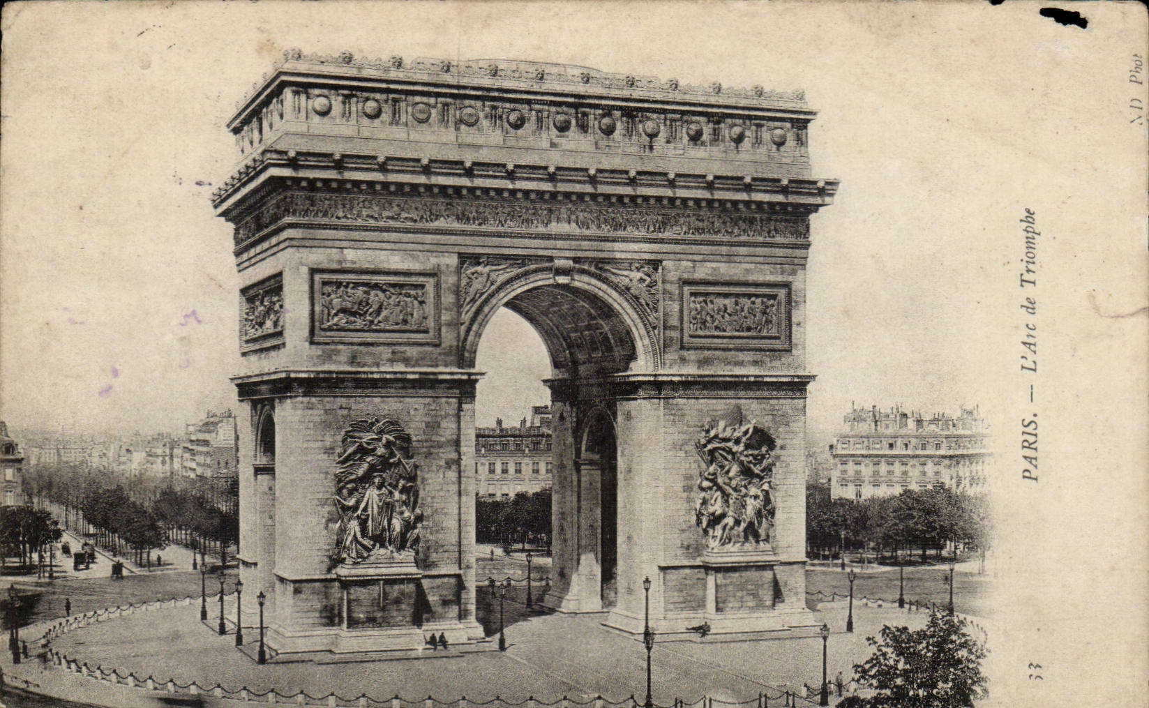 Paris - 8 - Arc de Triomphe - CPA