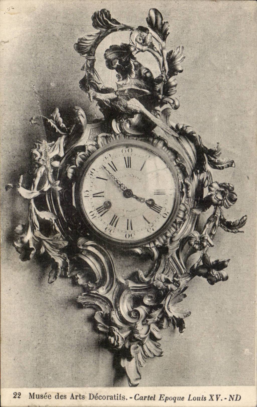 Paris - 1 - Musee des Arts Descoratifs - Cartel - Epoque Louis XV - CPA