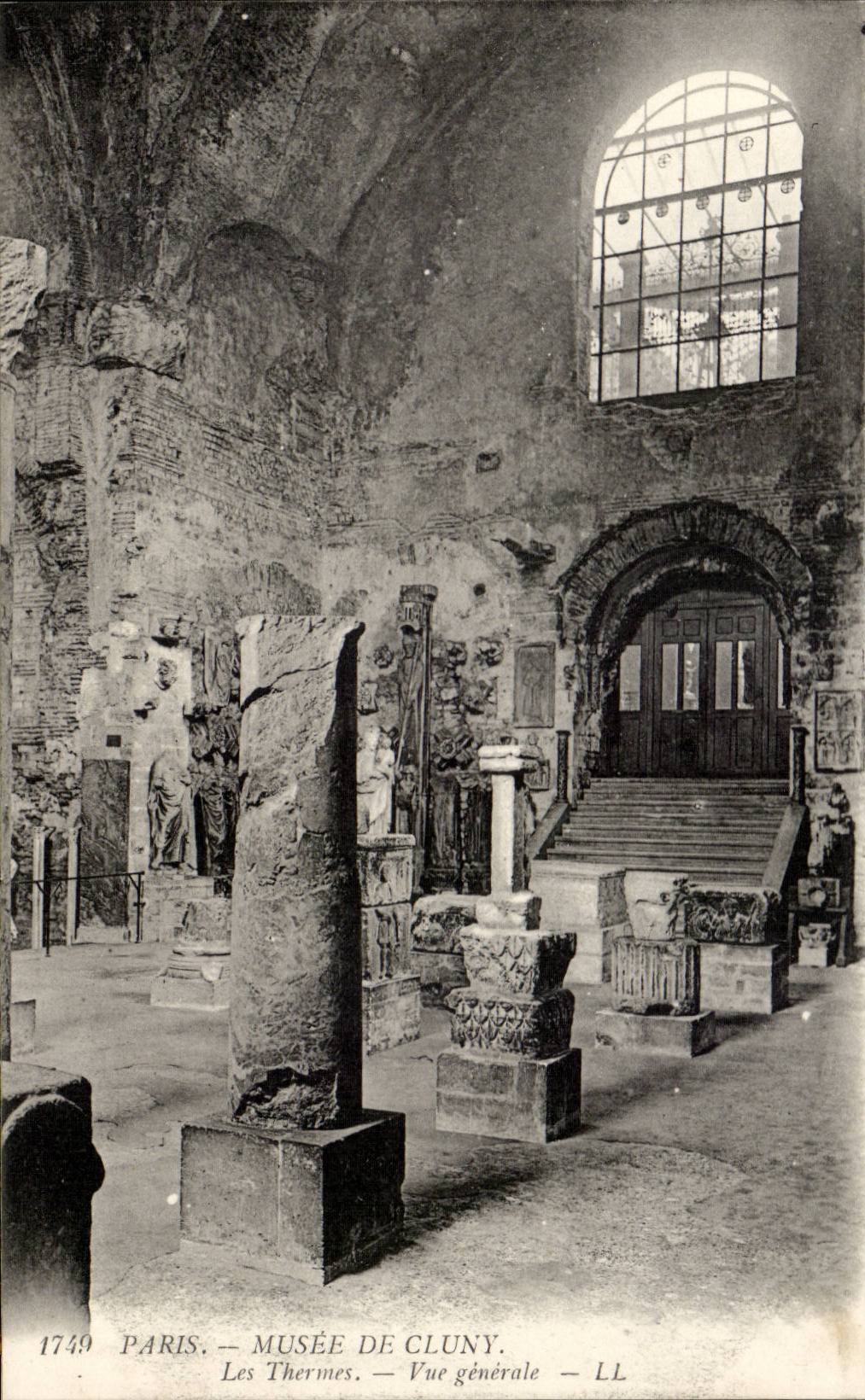 Paris - 5 - Museum of Cluny - Thermal baths - View - CPA