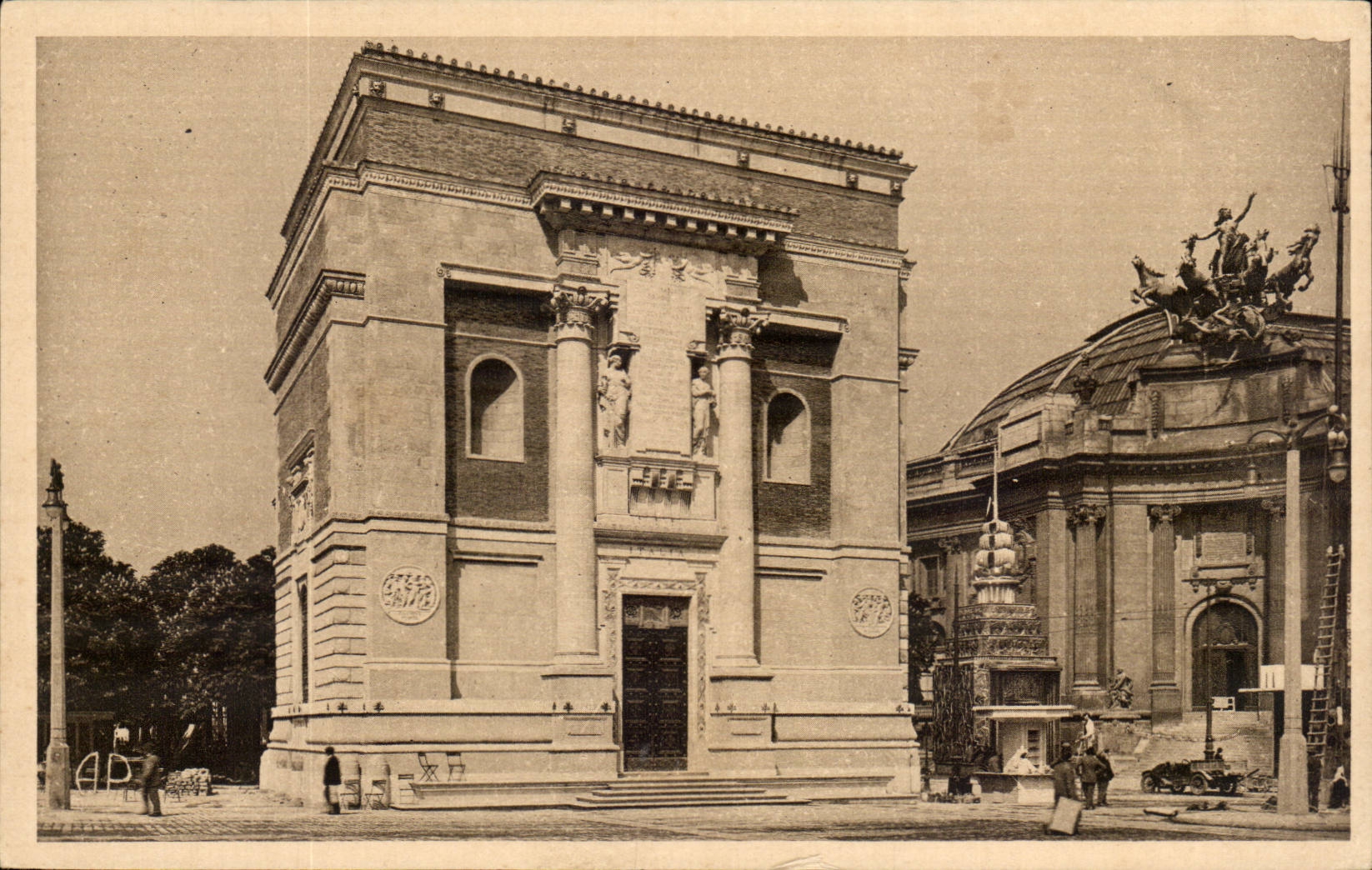 Paris - Exposition des Arts Decoratifs Pavillon national d'Italie CPA