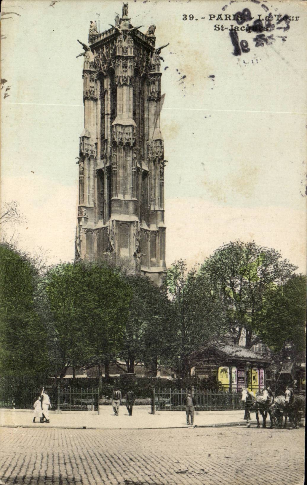 Paris - 4 - Tour Saint Jacques - CPA 