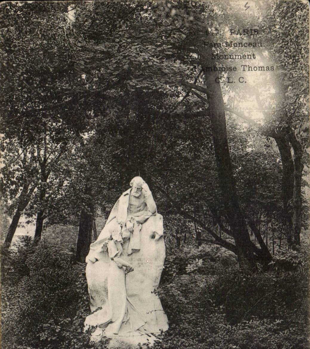 Paris - 8 - Park Heap - Monument Ambroise Thomas - CPA