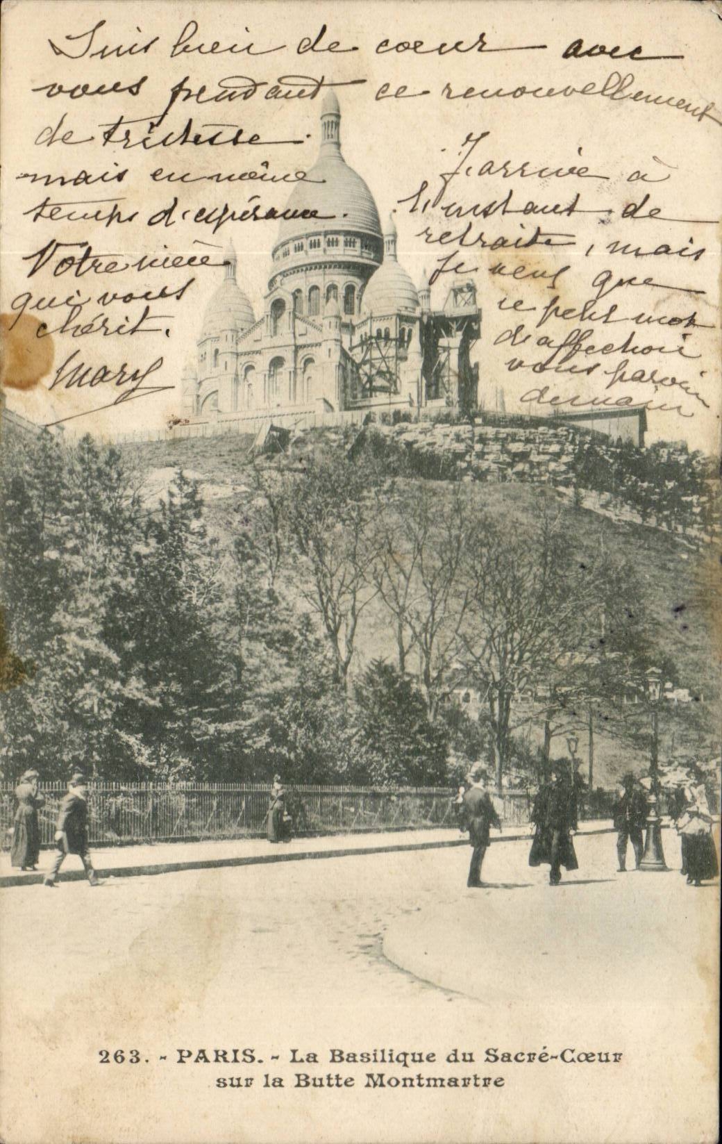 Paris - 18 - La Basilique du Sacre Coeur - CPA 