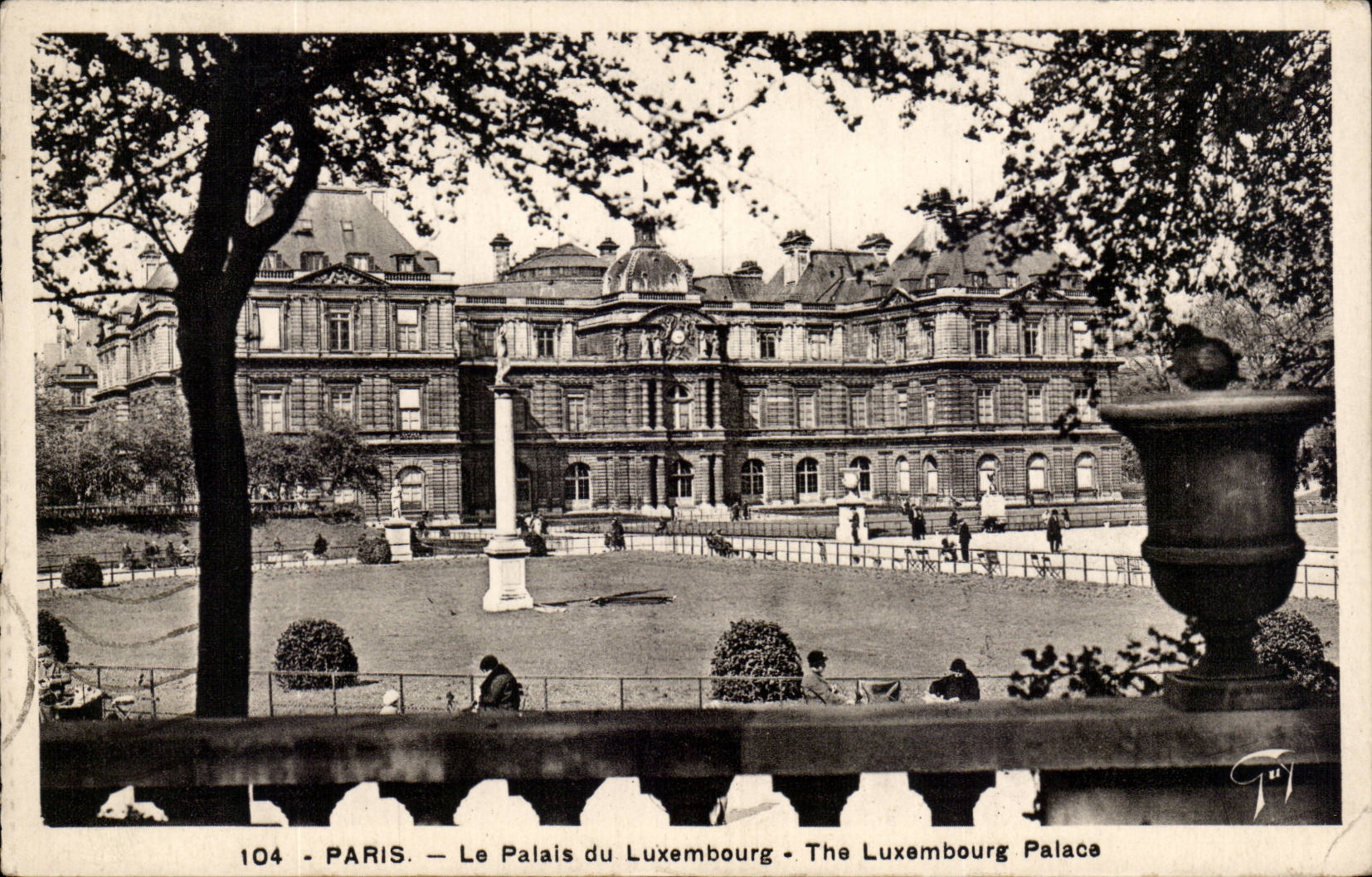 Paris - 6 - the Palate of Luxembourg - CPA