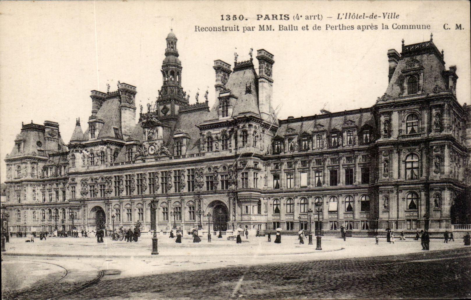 Paris - 4 - L'Hotel de Ville - CPA 