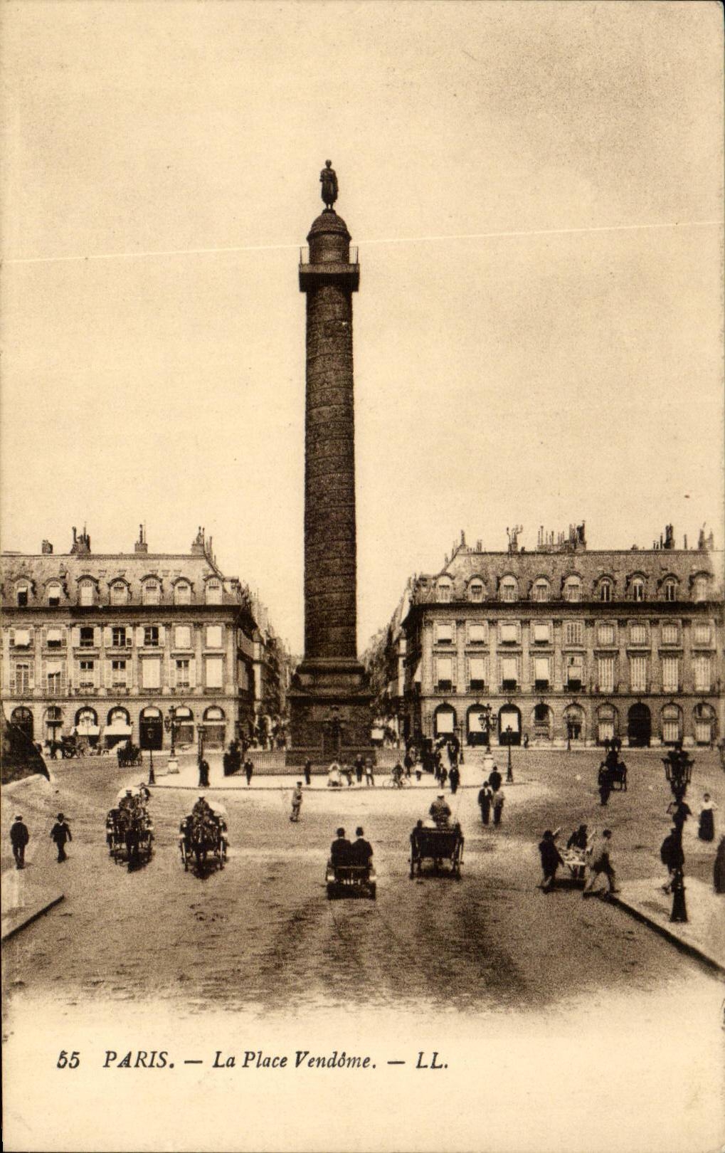 Paris - 1 - La Place Vendome - CPA
