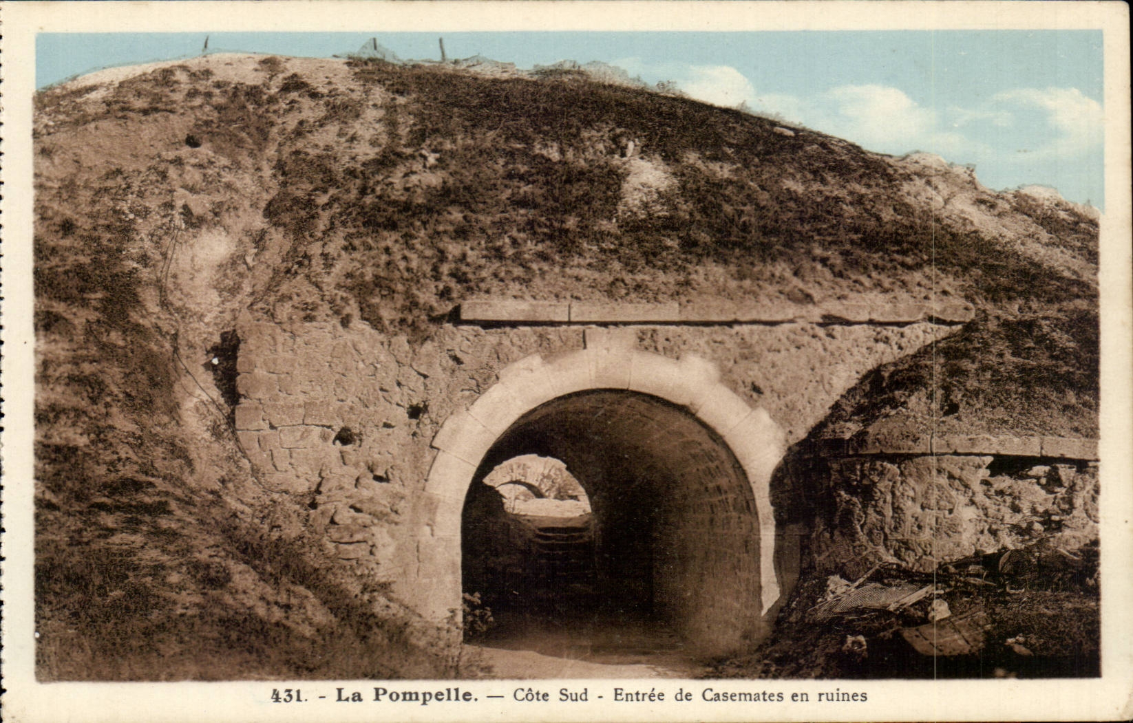 Pompelle - Southern Dimension - Entrance of Breakings in ruins - CPA