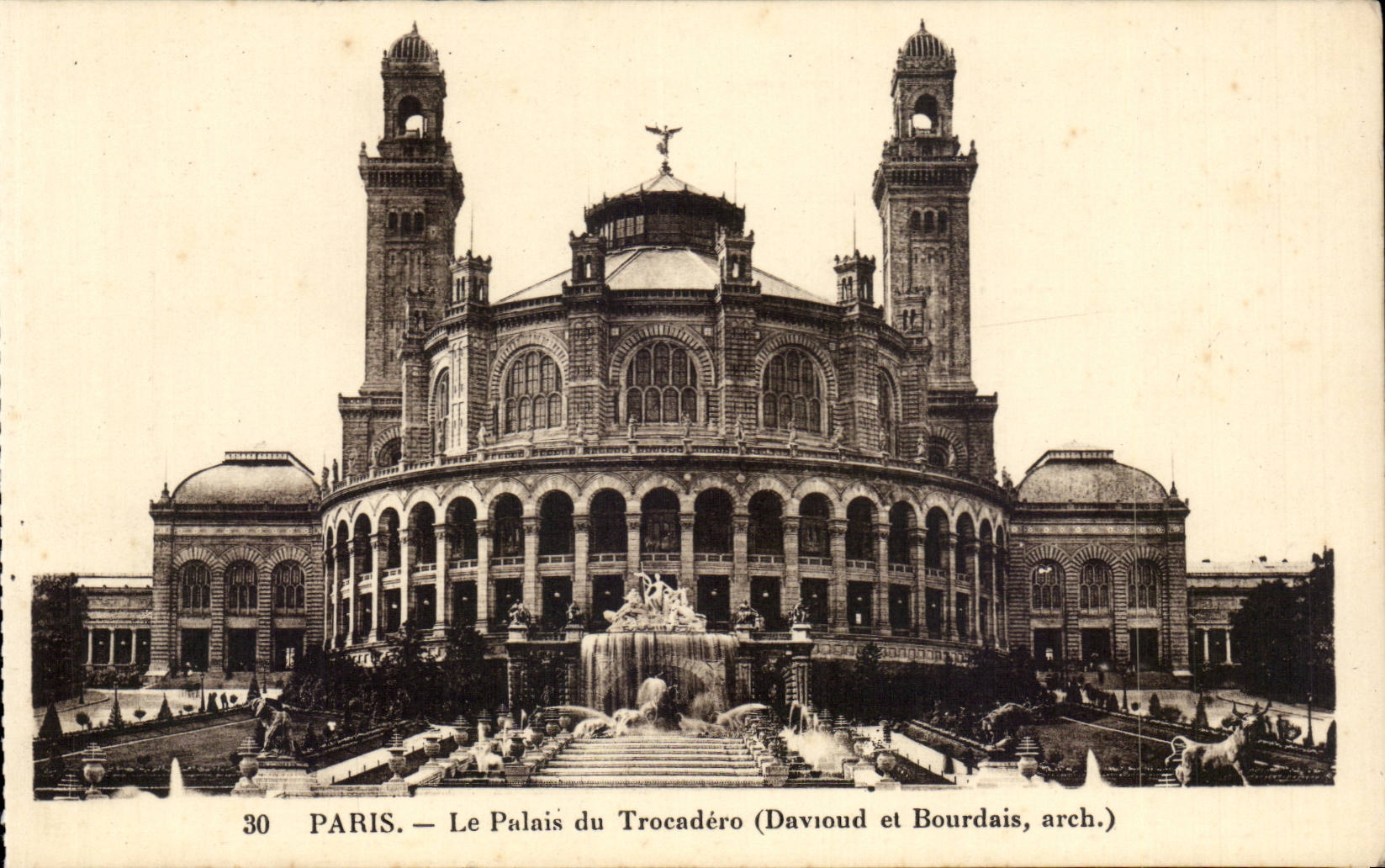 Paris - 16 - the Palate of Trocadero CPA