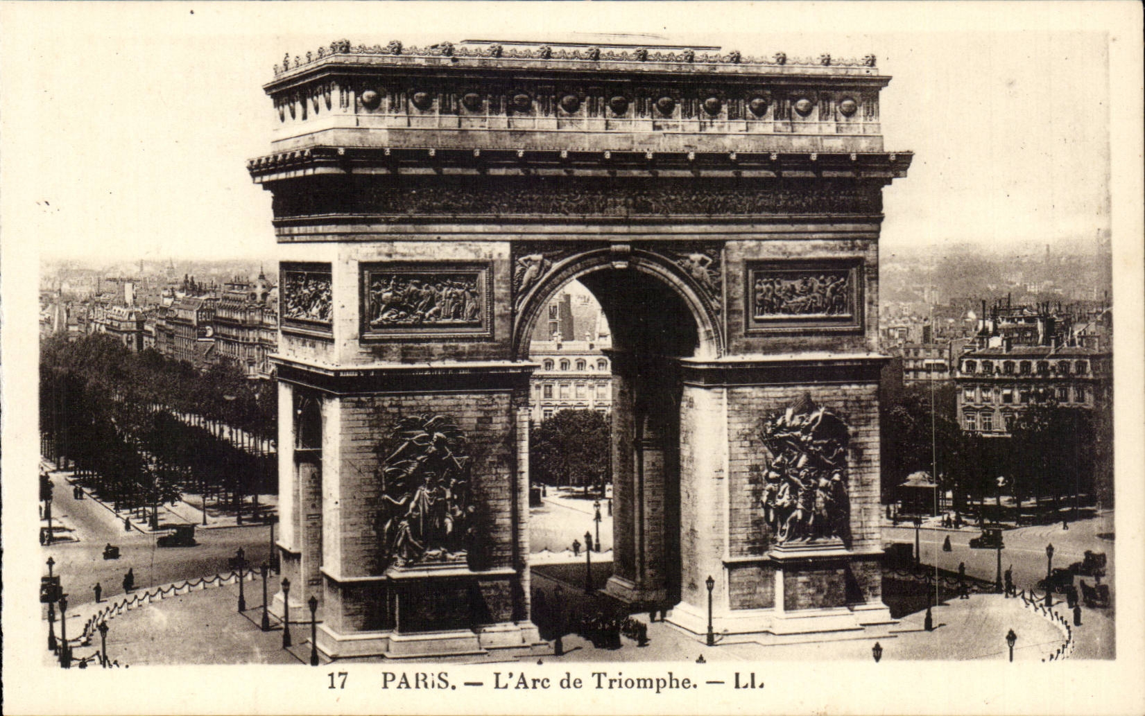 Paris - 8 - Arc de Triomphe the CPA