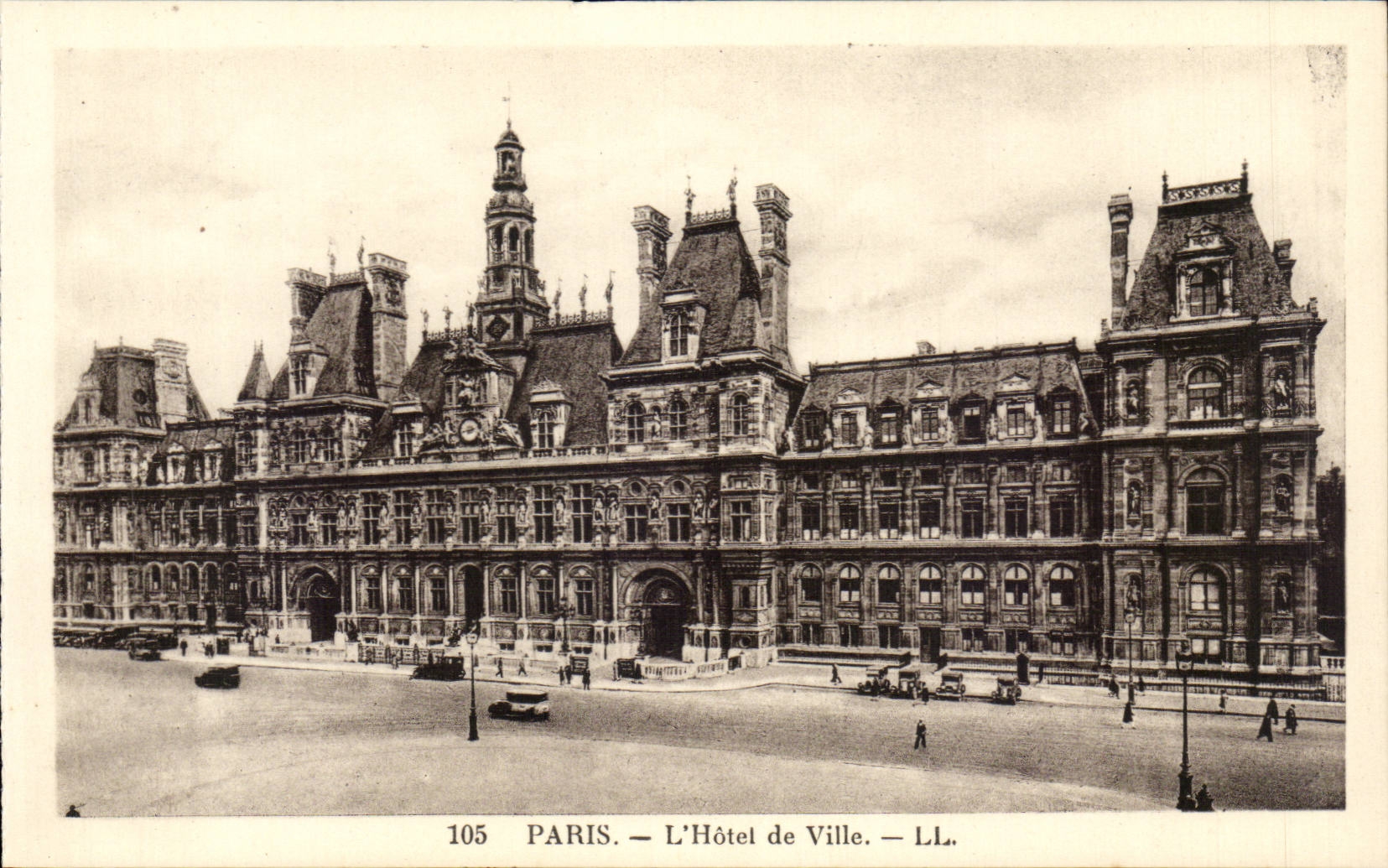 Paris - 4 - L'Hotel de Ville CPA 