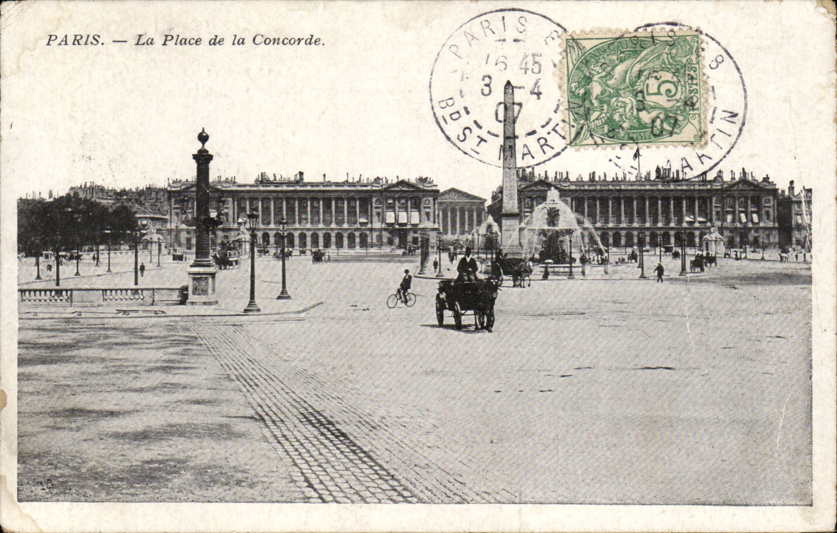 Paris - 8 - the Place of the Harmony - CPA