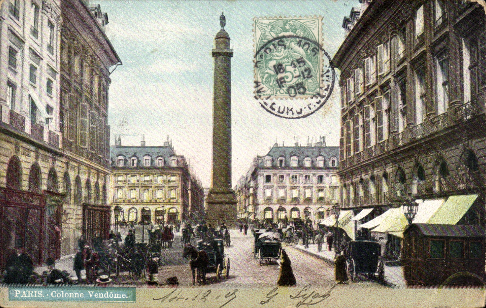 Paris - 1 Colonne Vendome - CPA