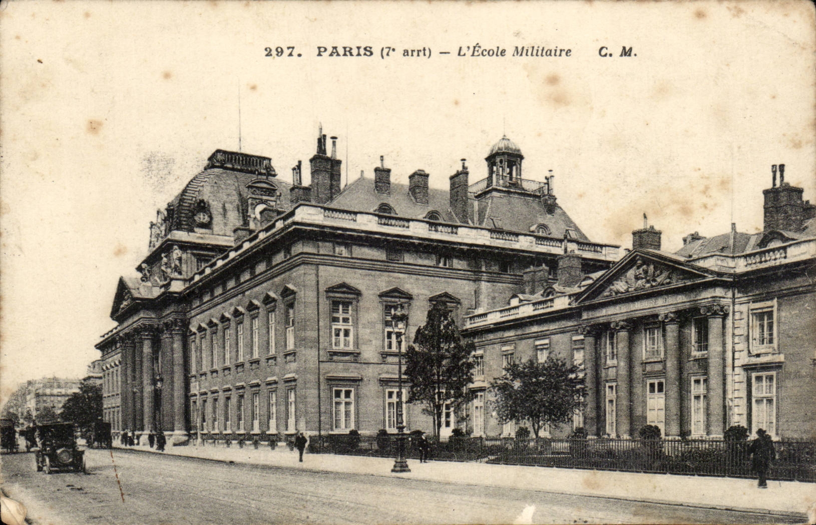 Paris - 7 - the Military academy - CPA