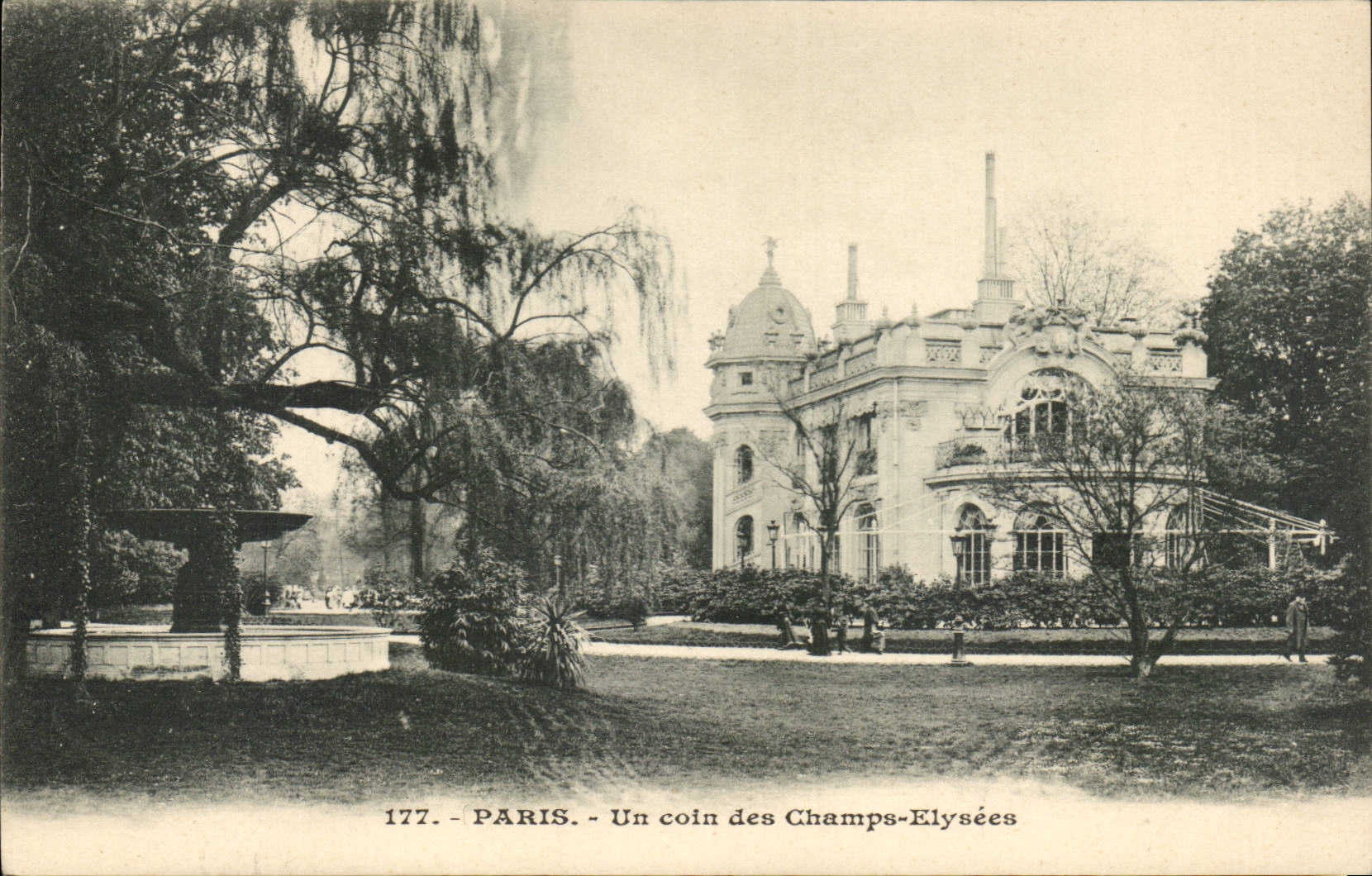 Paris - 8 - a Corner of Champs Elysees - CPA