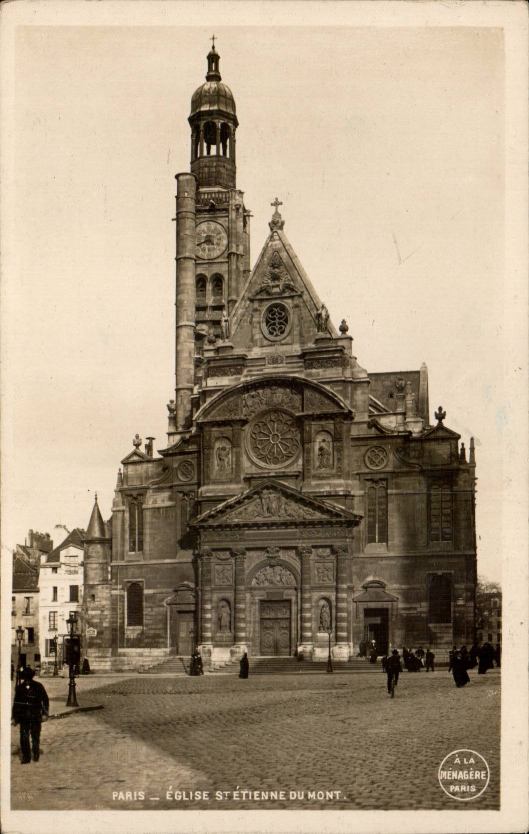 Paris - 5 Church Saint Etienne of the Mount - CPA