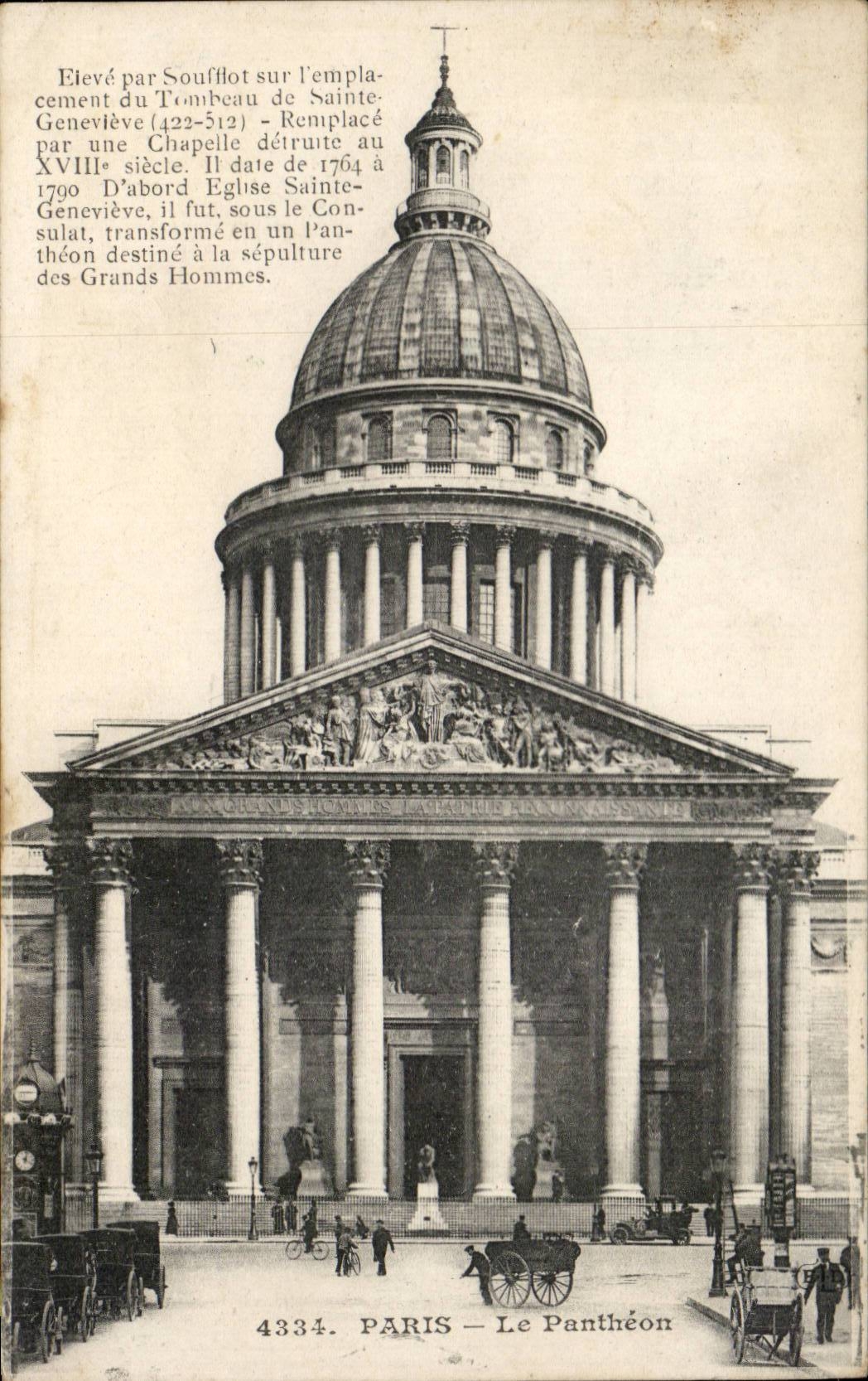 Paris - 5 - the Pantheon - CPA