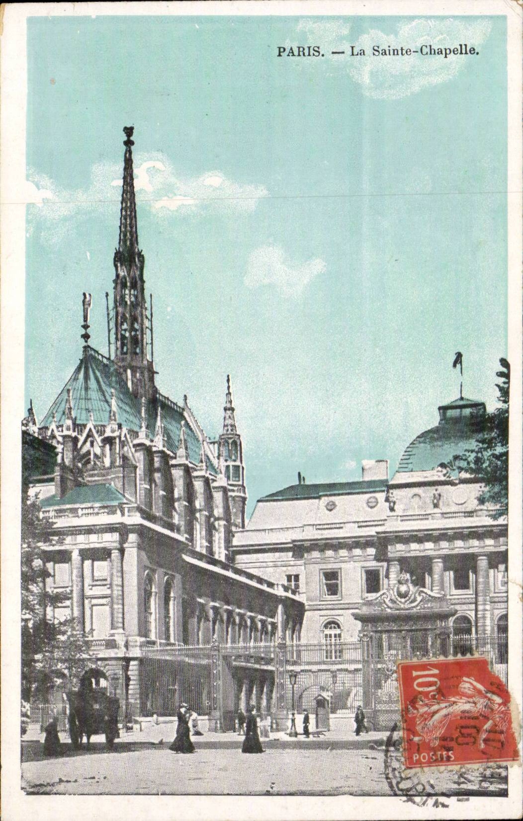 Paris - 1 - La Sainte Chapelle - CPA