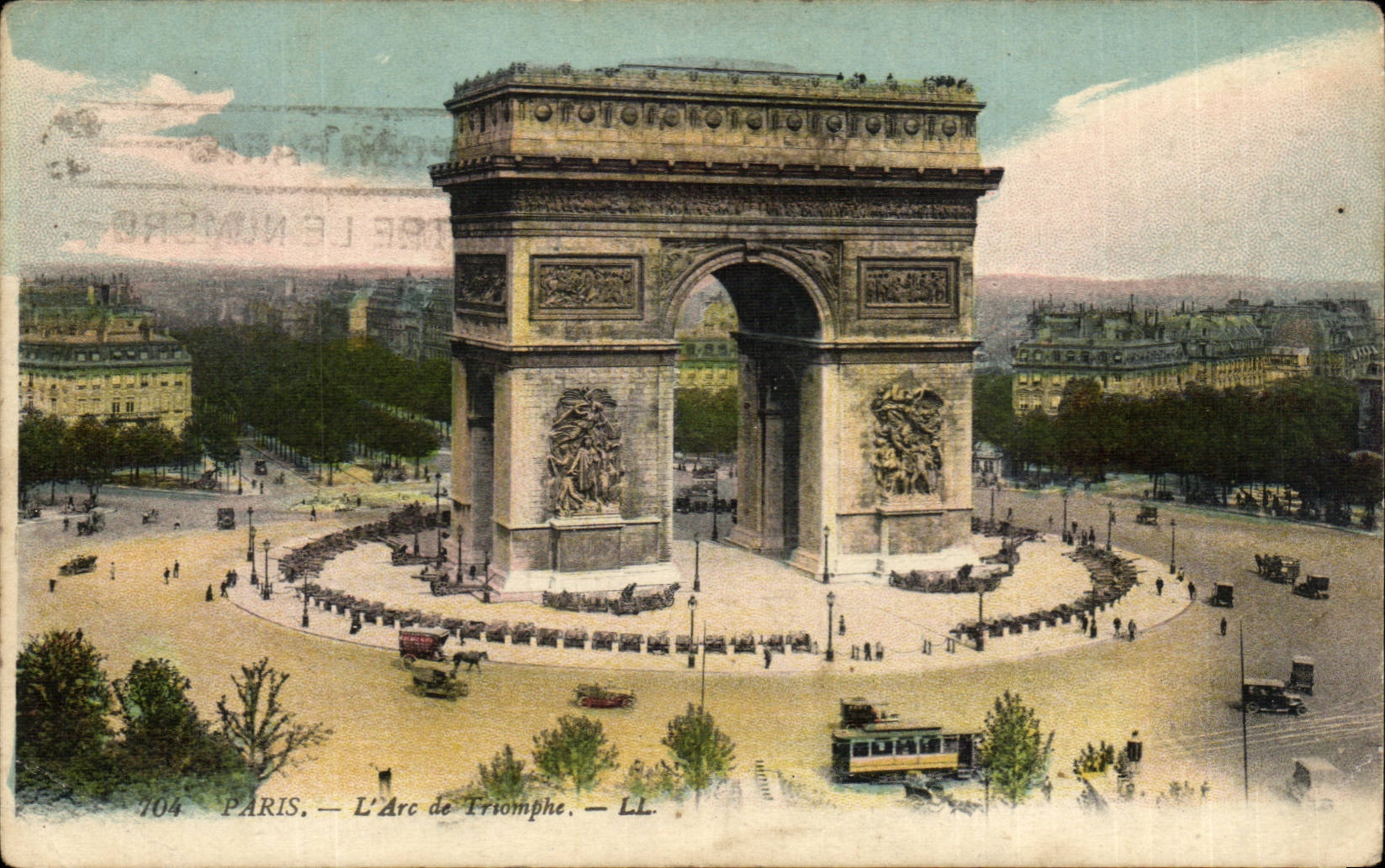 Paris - 8 - Arc de Triomphe the CPA