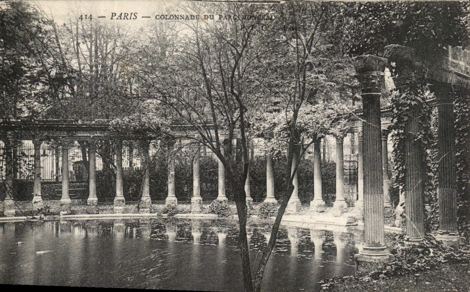Paris - 8 - Montsouris Park - Colonnade CPA -